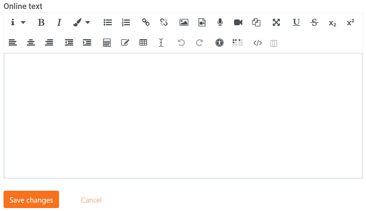 Online text section
